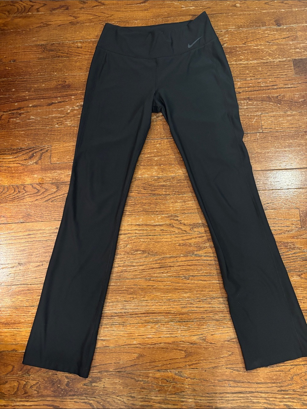 Nike Dri Fit Black Flare Workout Leggings Size Medium